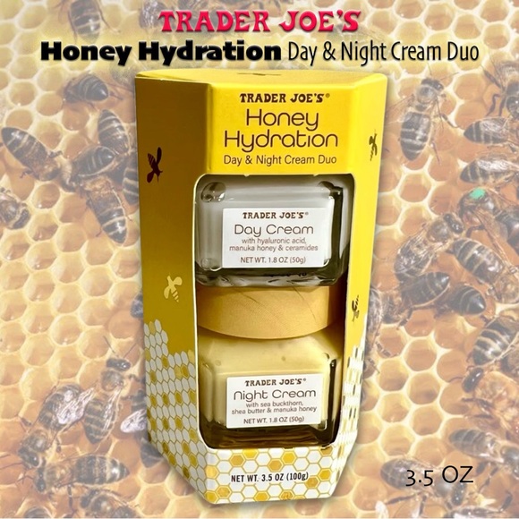 Trader Joe'S Other - Trader Joe's 𝐋𝐢𝐦𝐢𝐭𝐞𝐝-𝐞𝐝𝐢𝐭𝐢𝐨𝐧 Honey Hydration Day & Night Cream Duo